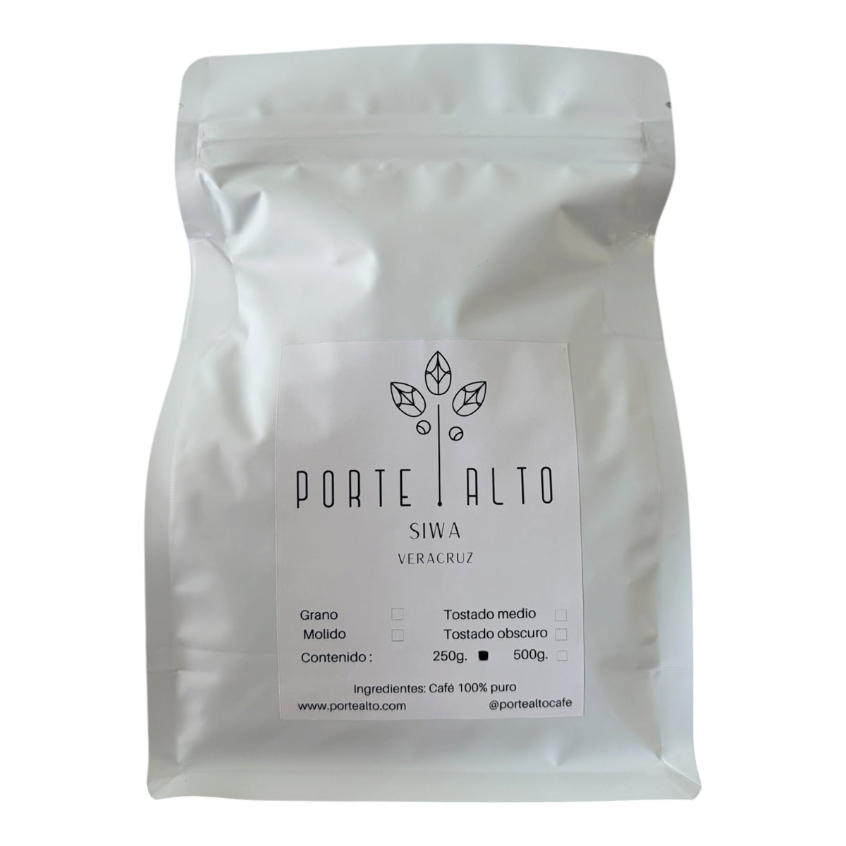 Café de coatepec, tueste obscuro, 250g.