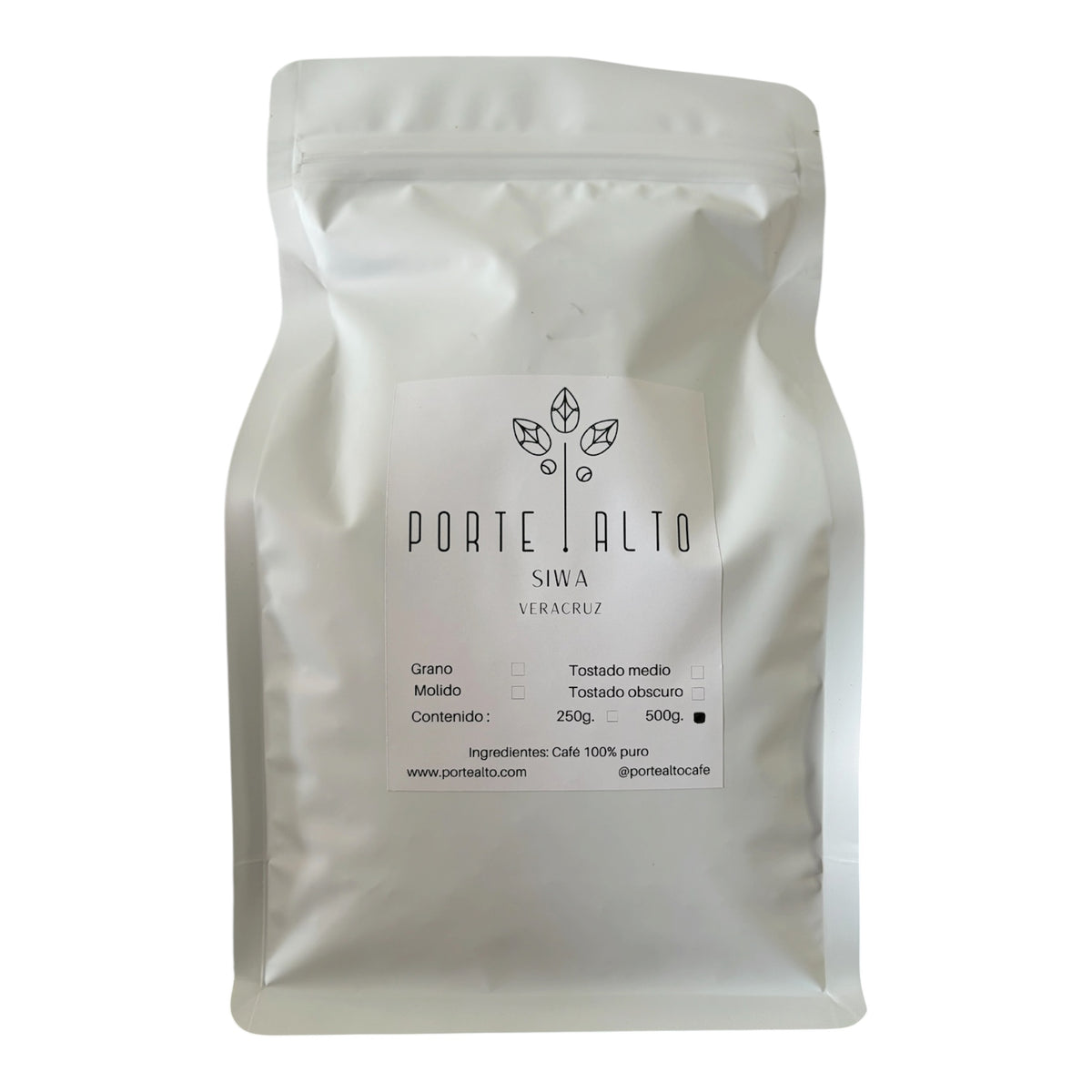 Café de coatepec, tueste obscuro, 500g.